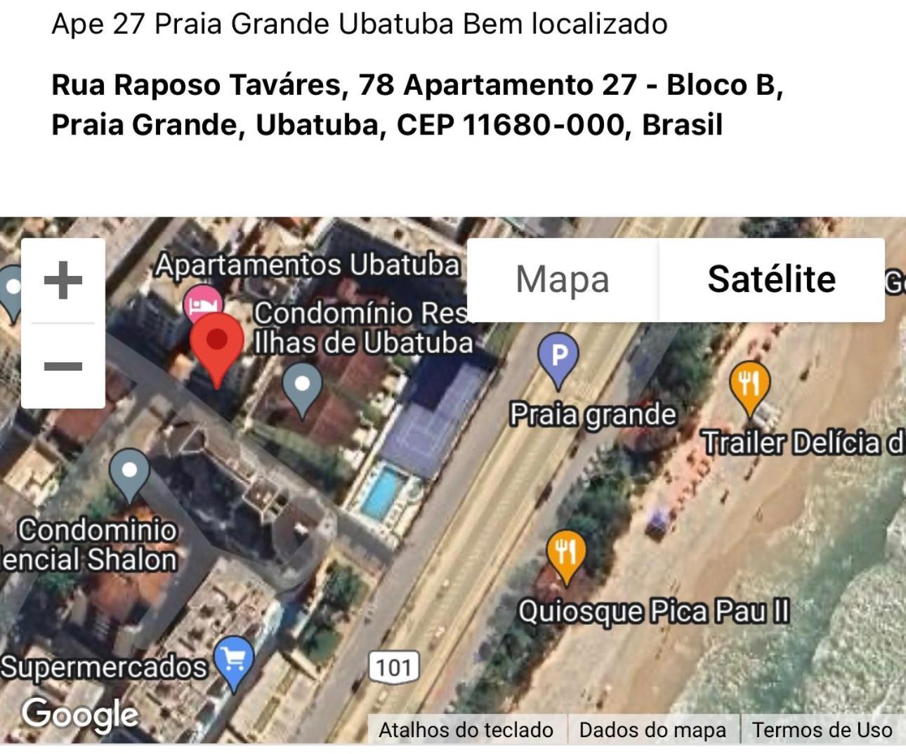 Ape 27 Praia Grande Ubatuba Bem Localizado Luaran gambar